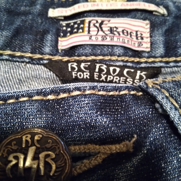 Express Rerock Skinny Jeans. - Picture 3 of 9